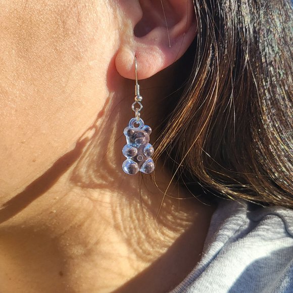 Women's Fashion Jewelry Gummy Bears Dangling 1 Set of Earrings - Picture 6 of 12